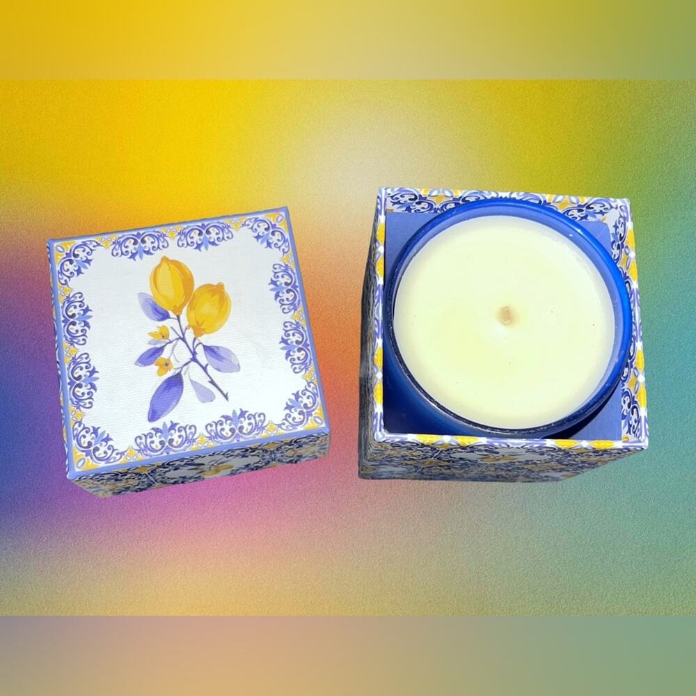NIB! Punch Studio Vanilla Single Wick Candle in Giftable Box 8.5oz